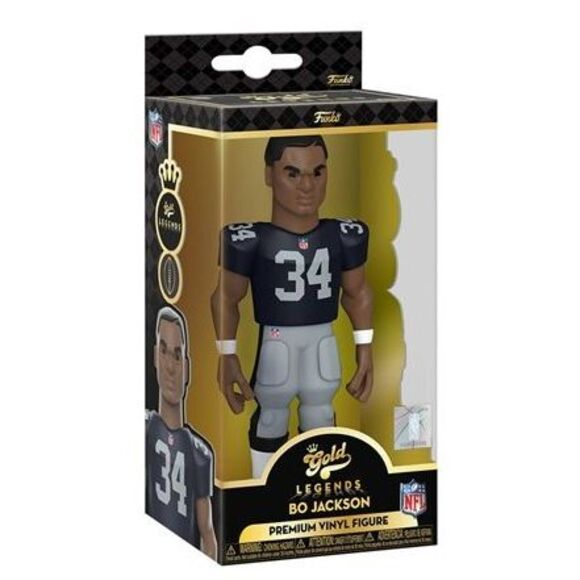 Bo Jackson (Los Angeles Raiders) Funko Vinyl Gold 5" NFL Legends - Picture 2 of 3